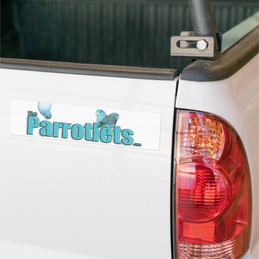 Les Parrotlets Pacific Blue Parrotlets Art Sticker (Sur camion)