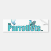 Les Parrotlets Pacific Blue Parrotlets Art Sticker (Devant)