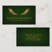 Les parties scintillantes fouettent la carte verte (Devant / Derrière)