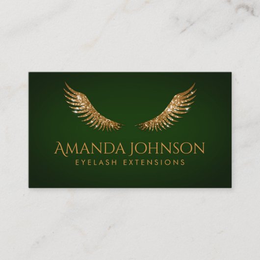 Les parties scintillantes fouettent la carte verte (Devant)