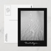 Les pas... Carte postale (Devant / Derrière)