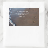 "Les pas d'un bon homme" Empreintes Sticker Ocean (Sac)