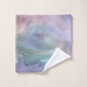 Les Pastels Whimsical | Dreamy Muted Rainbow Mottl (Gant de toilette)