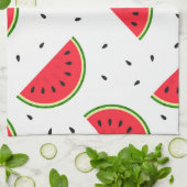 Les pastèques rouges dessinent une serviette de cu (Plié)
