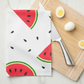 Les pastèques rouges dessinent une serviette de cu (Quart Plié)