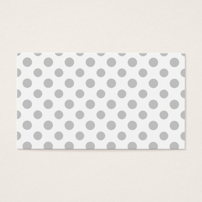 Les Patterns de Gray White Polka (Devant)