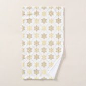 Les Patterns de Snowflakes (Serviette à main)