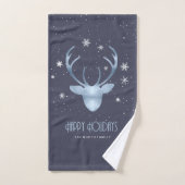 Les Patters de Christmas Blue ID861 (Serviette à main)