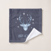 Les Patters de Christmas Blue ID861 (Gant de toilette)