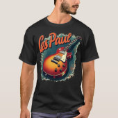 Les Paul Guitar T-Shirt Graphique Hommes (Devant)