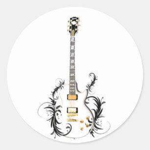 les_paul ronde sticker