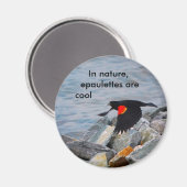 Les paulettes sont Cool - aimant (Recto/Verso)