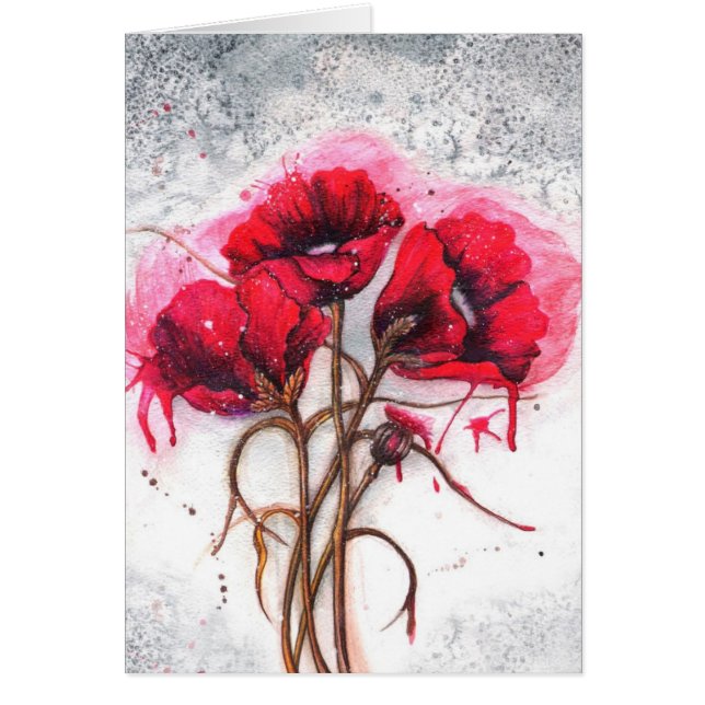 Les pavots rouges de Lisa (Devant)