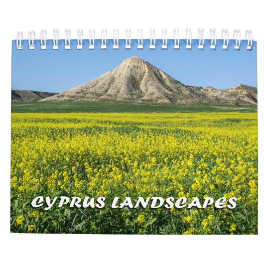 Les paysages du calendrier chypriote (Dos)