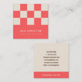 Les pêches et la crème ont quadrillé le carte de (Devant / Derrière)