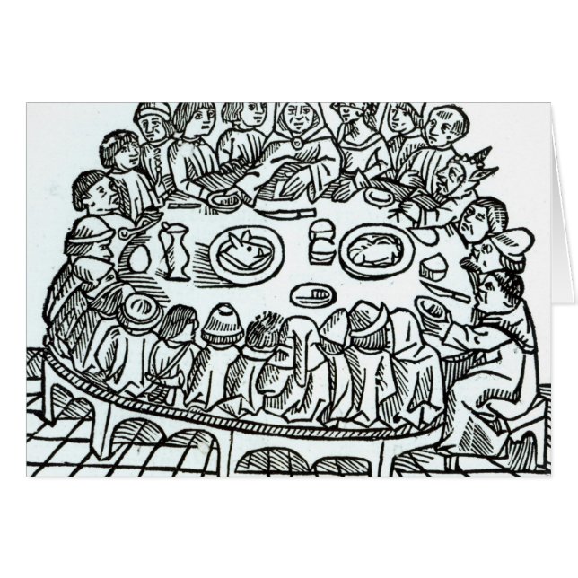 Les pèlerins de Cantorbéry (Devant horizontal)