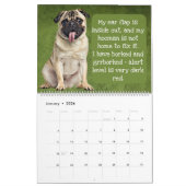 Les pensées de mon calendrier Carlin (Jan 2026)