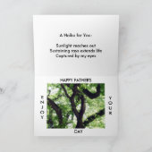 LES PÈRES SONT COMME LA CARTE D'ARBRES (Intérieur)