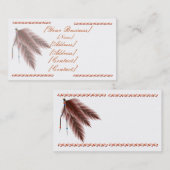 Les perles N fait varier le pas du carte de visite (Devant / Derrière)