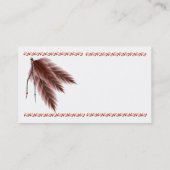 Les perles N fait varier le pas du carte de visite (Dos)