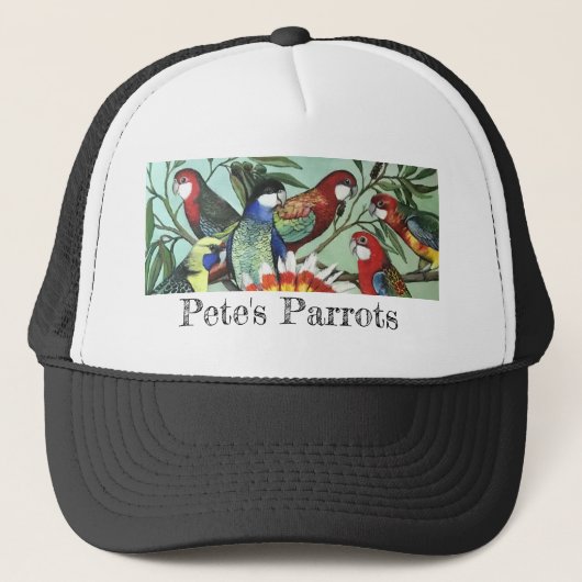 Les perroquets de Pete - Casquette autochtone (Devant)
