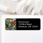 Les perroquets du Étiquette mondial II (En situation)