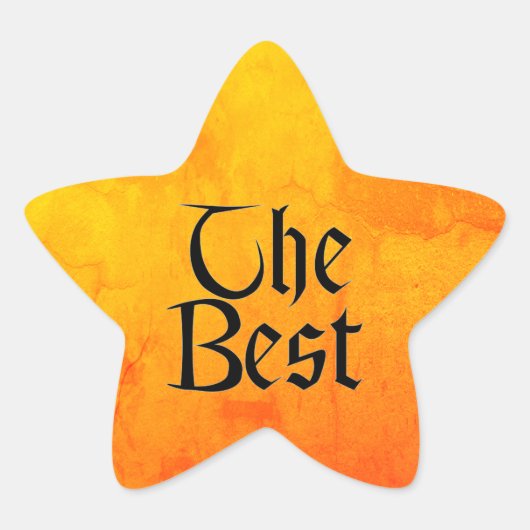 Les petits autocollants Best star (Devant)