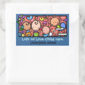 Les petits bébés sont mignons ! Autocollant person (Sac)