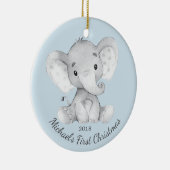 Les petits éléphants, premier ornement de Noël (Droite)