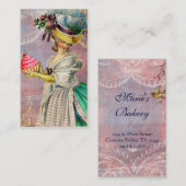 Les Petits Gateaux Marie Antoinette Cupcake & Visitekaartje (Voorkant / Achterkant)