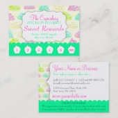 Les petits gâteaux N arrose des cartes de (Devant / Derrière)