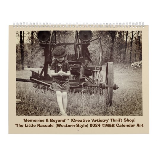 'Les Petits Rascals' ©M&B Artwork 2024 Calendrier (Protection)