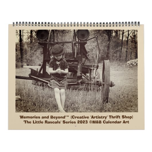 'Les Petits Rascals' ©M&B Artwork 2024 Calendrier (Protection)