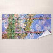 Les peupliers au soleil, Monet (Serviette de bain)