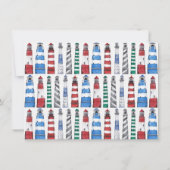 Les phares côtiers Faire-part mobile (Dos)