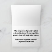 "Les phares du lac Supérieur" Carte de félicitatio (Intérieur)