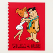 Les Pierrafeu | Wilma Kissing Fred (Devant)