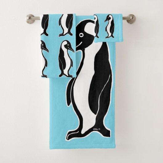 Les pingouins modèlent l'ensemble bleu de (En situation)