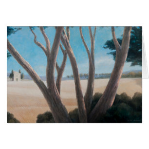 Les pins s'approchent de Pienza 2012