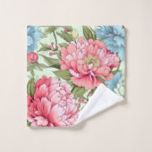 Les pivoines taïwanaises (Gant de toilette)