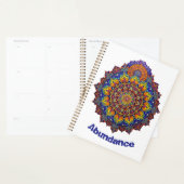 Les planificateurs Mandala de l'abondance (Devant avec enveloppe)