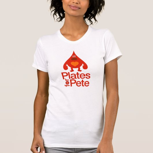 Les plats des femmes pour le T-shirt de Peter (Devant)