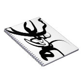 Les plongeurs : Abstrait Carnet noir et blanc (Côté Droit)