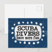 Les Plongeurs De Scuba Ont Plus De Carte Postale A (Devant / Derrière)