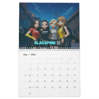 Les plus beaux personnages de K-Pop : Calendrier K