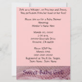 Les plus grandes invitations de douche de bébé du (Dos)