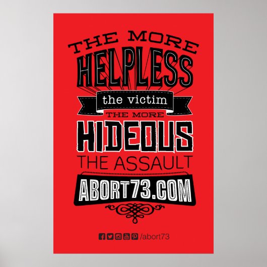 Les plus impuissants... Poster (Abort73.com) (Devant)