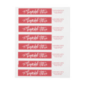 Les plus merveilleux temps de l'année Étiquettes d (Feuille)