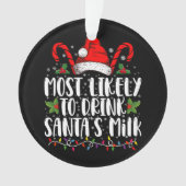 Les Plus Susceptibles De Boire Père Noël Lait Noë (devant)