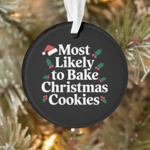 Les plus susceptibles de cuire des cookies de Noël